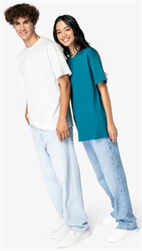 T-SHIRT UNISEX CON SPALLE CASCANTI
